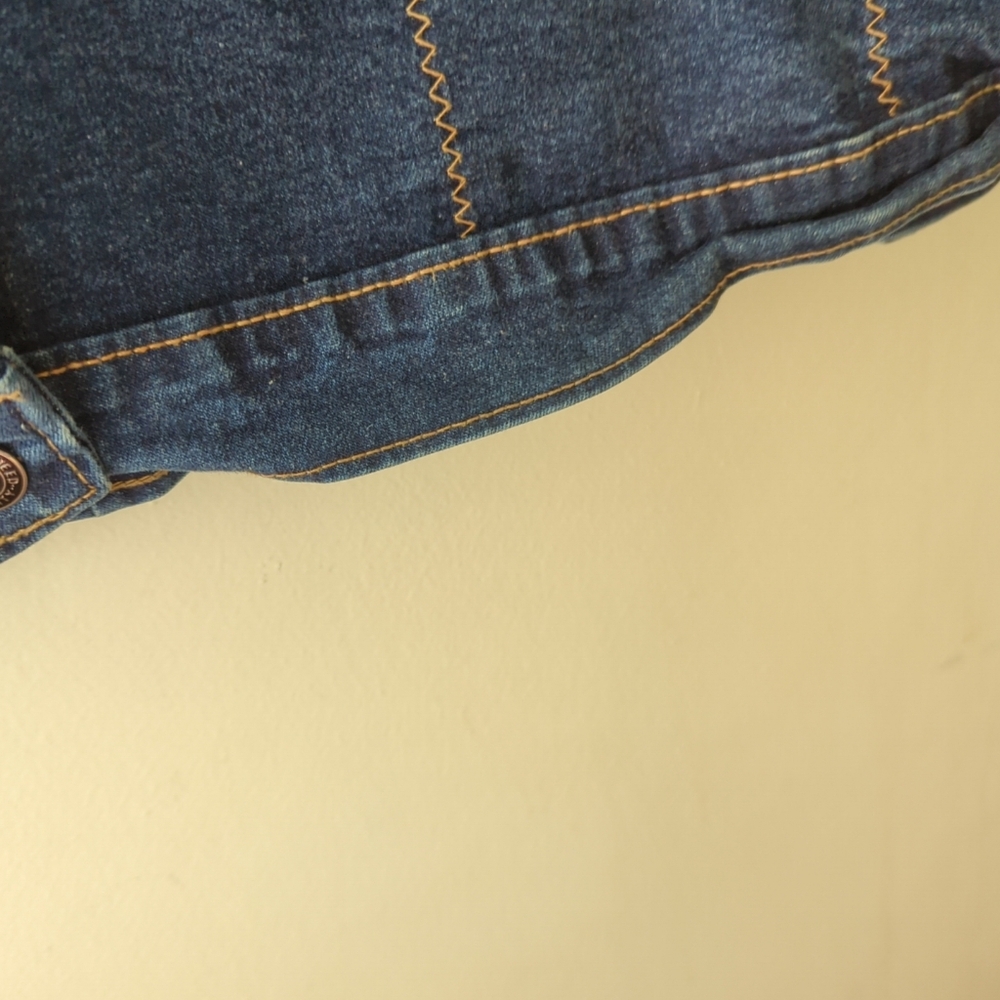 Vintage Baby Phat Women's Blue Denim Embroidered Logo Y2K/90s Jacket 23/24 - Picture 5 of 9